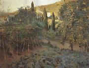 Joaquin Mir Trinxet The Hermitage Garden oil on canvas